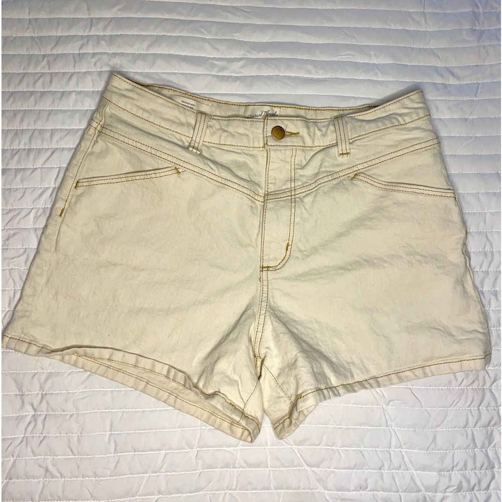 Cream shorts